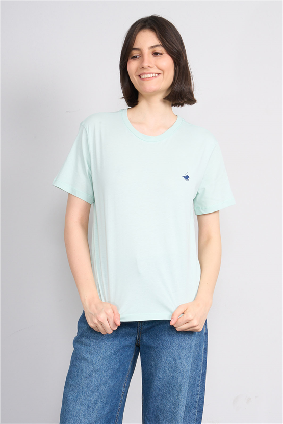 C.K Y26 8918 Cstp Byn B.Yk Regular Baskılı T-shirt Cagla