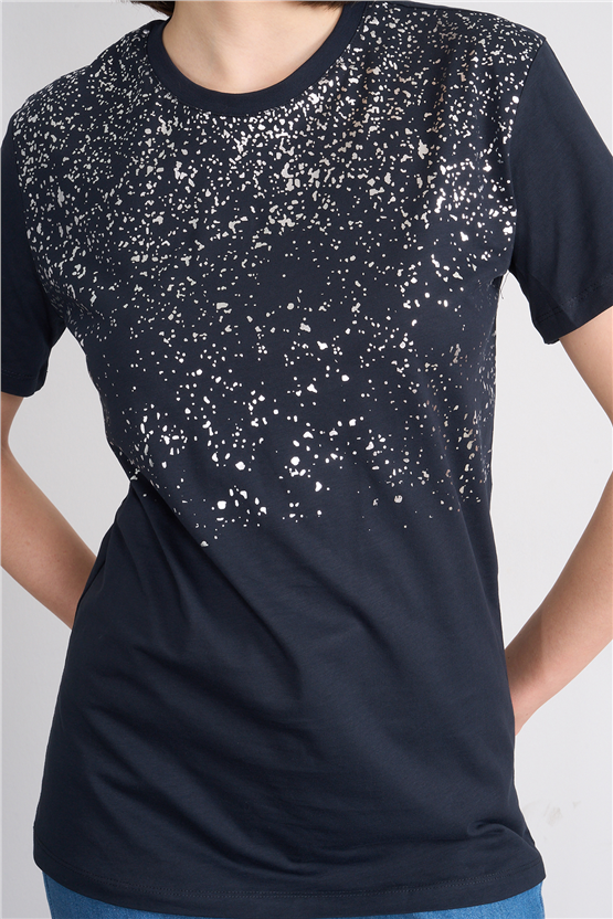 C.K Y26 8923 Fithit Byn B.Yk Regular Baskılı T-shirt Laci