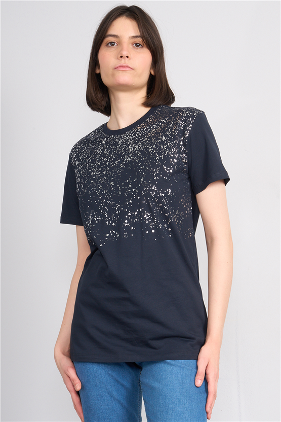 C.K Y26 8923 Fithit Byn B.Yk Regular Baskılı T-shirt Laci