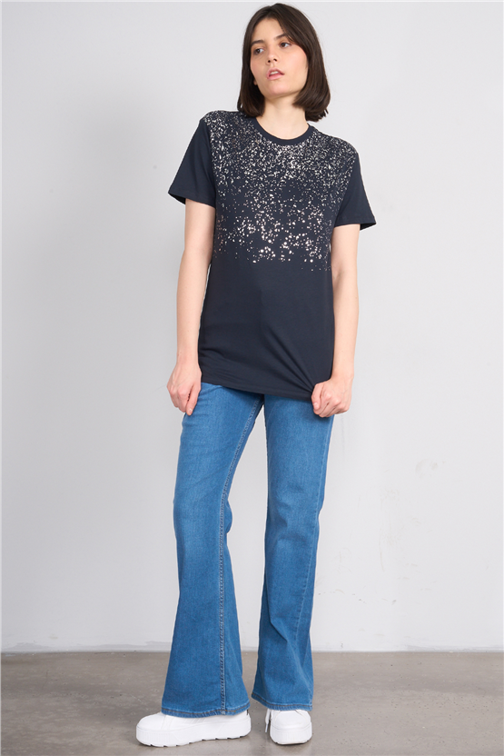 C.K Y26 8923 Fithit Byn B.Yk Regular Baskılı T-shirt Laci