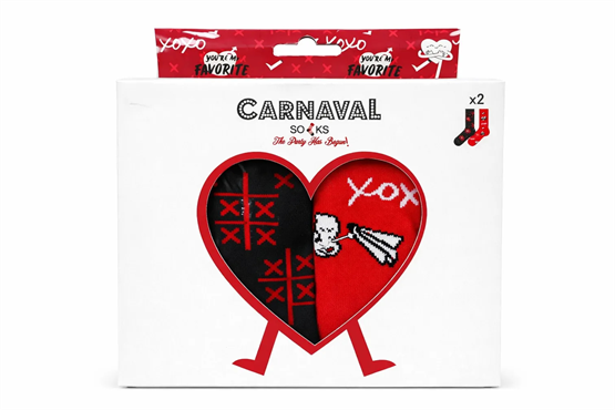 Carnaval Sevgililer Günü 2li Çorap