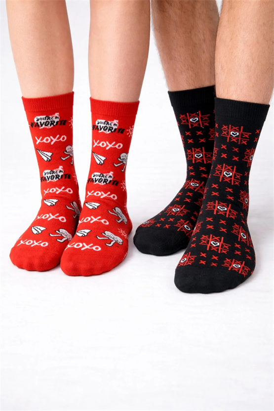 Carnaval Sevgililer Günü 2li Çorap