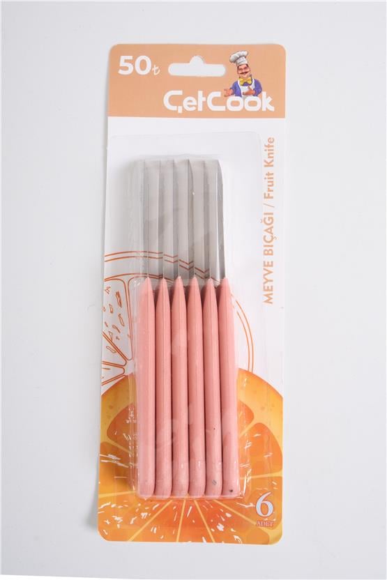 CETCOOK 6LI MEYVE BICAGI ORANJ