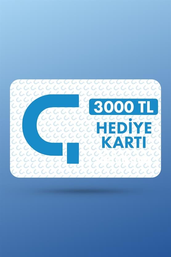 Çetinkaya 3000 TL Değerinde Hediye Kartı (Giyim ve Market Ürünlerinde Geçerli)