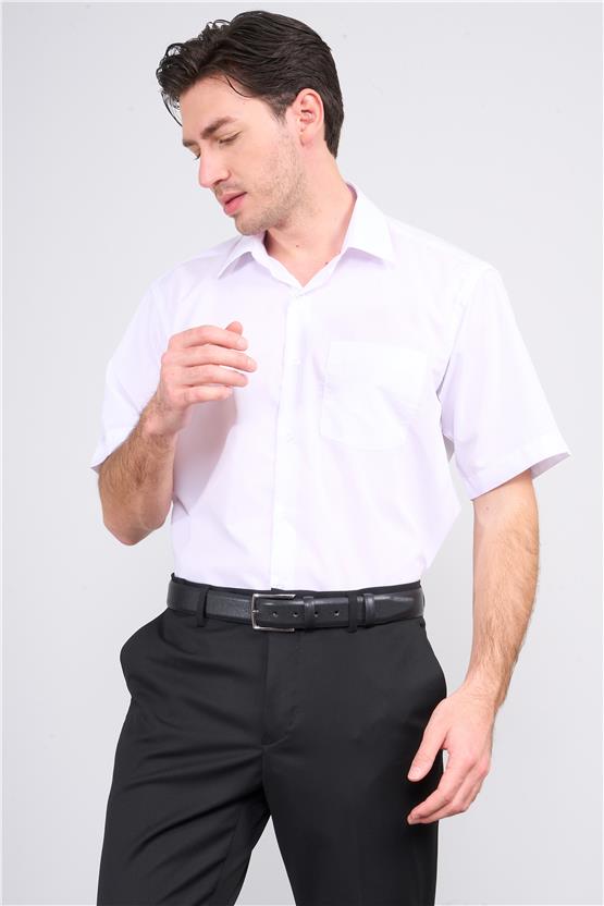 Çetinkaya 310D Beyaz Gömlek Kısa Kol