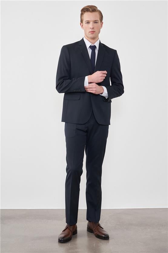 Çetinkaya 3467 Yünter Loco 6 Drop Lacivert Takım Elbise