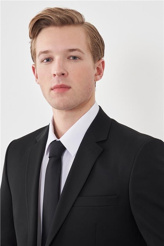 Çetinkaya 3467 Yünter Loco 6 Drop Siyah Takım Elbise