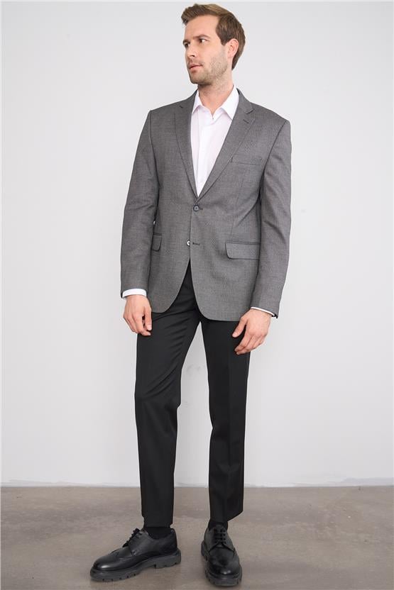 Çetinkaya 4273 Erkek 6 Drop Yünter Ceket Antrasit