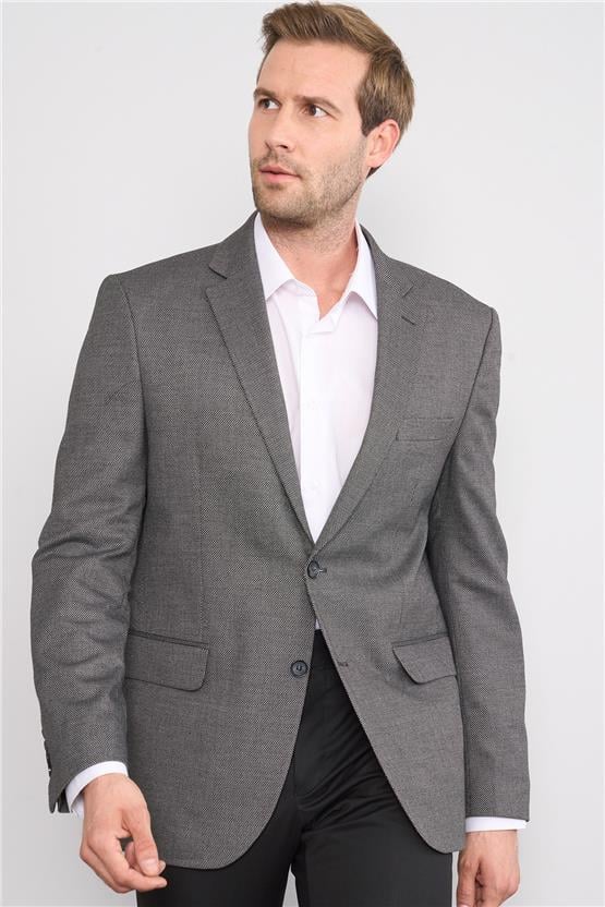 Çetinkaya 4273 Erkek 6 Drop Yünter Ceket Antrasit