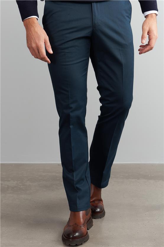 Çetinkaya 980 Erkek Tek Pile Cavalli Pantolon Lacivert