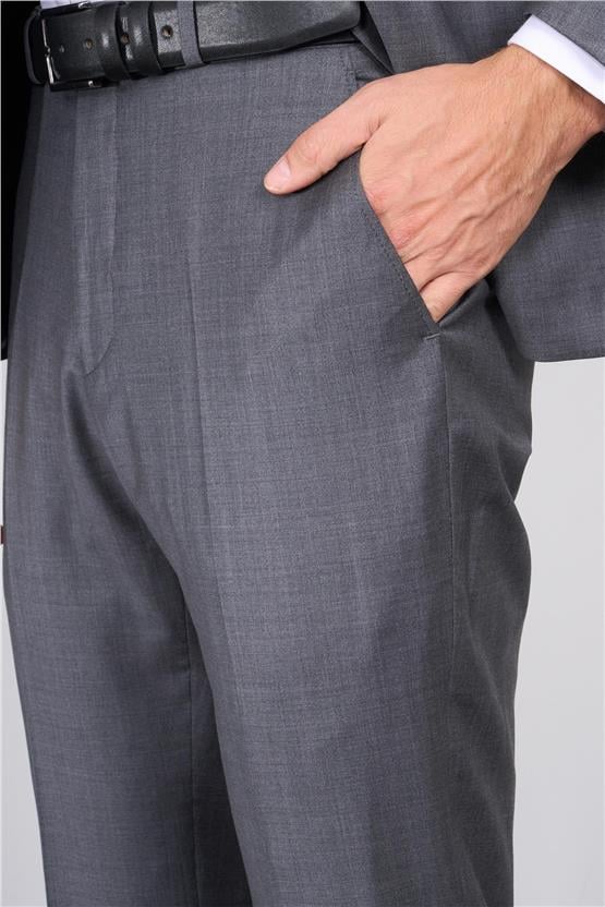 Çetinkaya Altınyıldız 3099 Slim Fit Koyu Gri Takım Elbise