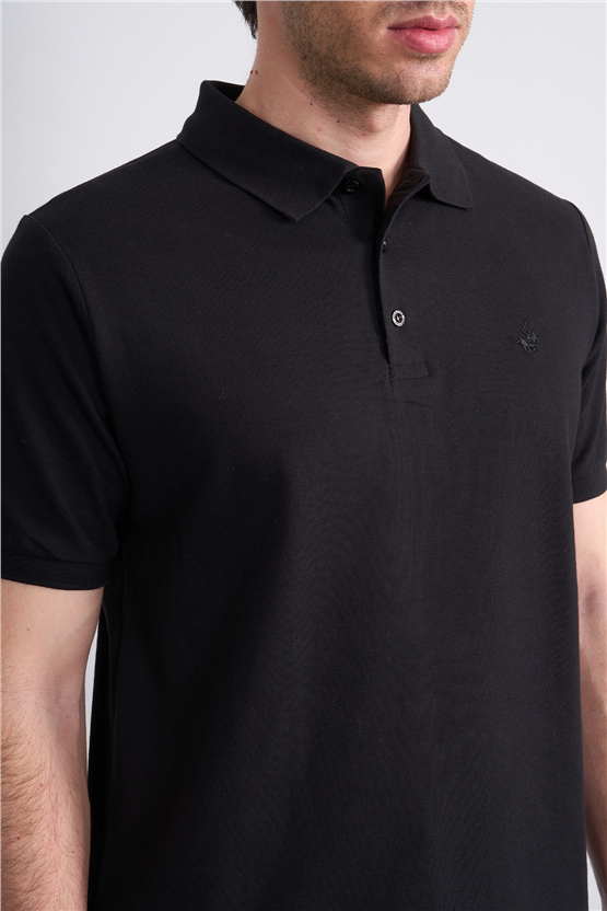 Çetinkaya Chester Polo 2742 Polo Yaka Regular Pike T-shirt Siyah