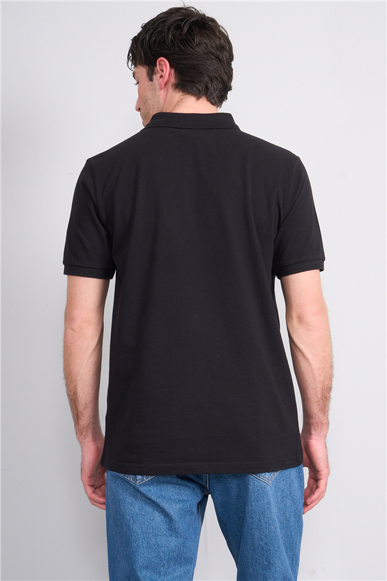 Çetinkaya Chester Polo 2742 Polo Yaka Regular Pike T-shirt Siyah
