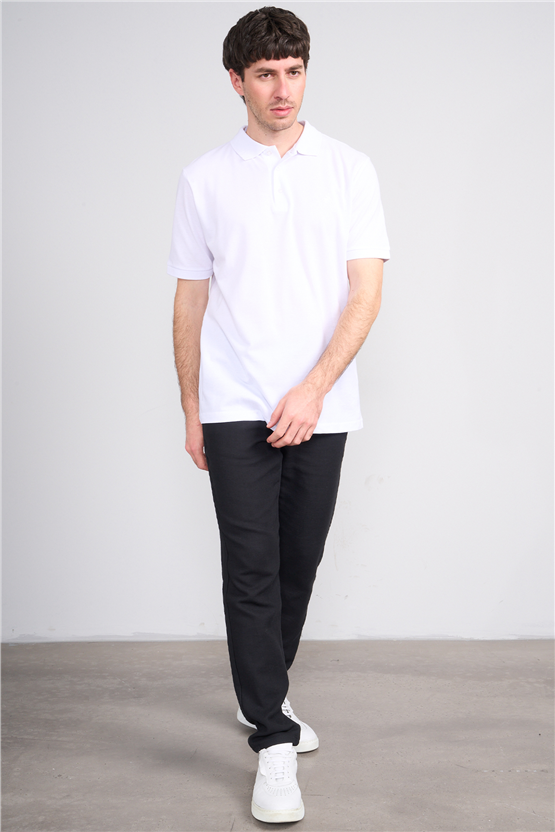 Çetinkaya Chester Polo 2742 Polo Yaka Regular Pike T-shirt Beyaz