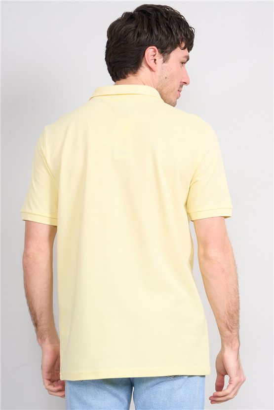 Çetinkaya Chester Polo 2742 Polo Yaka Regular Pike T-shirt Uçuk Sarı