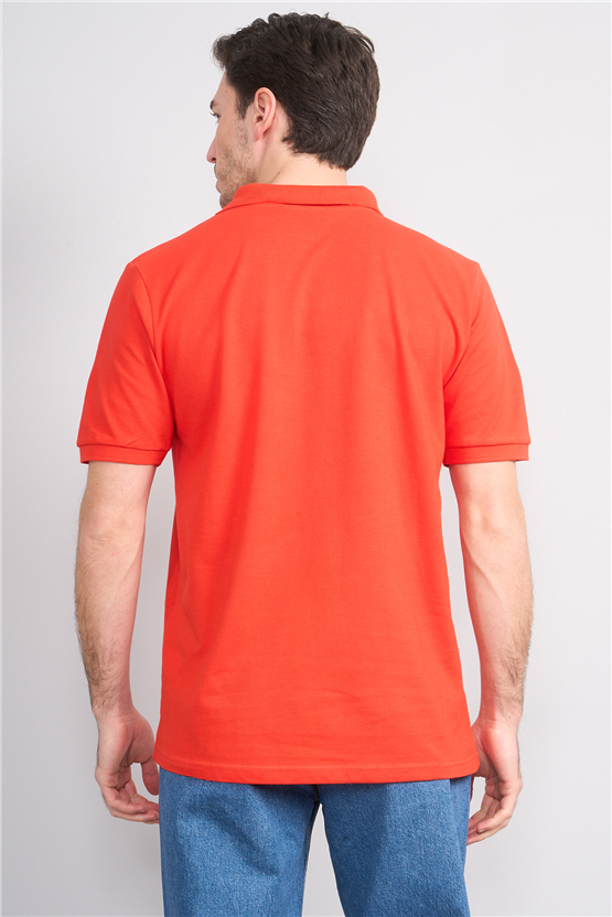 Çetinkaya Chester Polo 2742 Polo Yaka Regular Pike T-shirt Nar Çiçeği