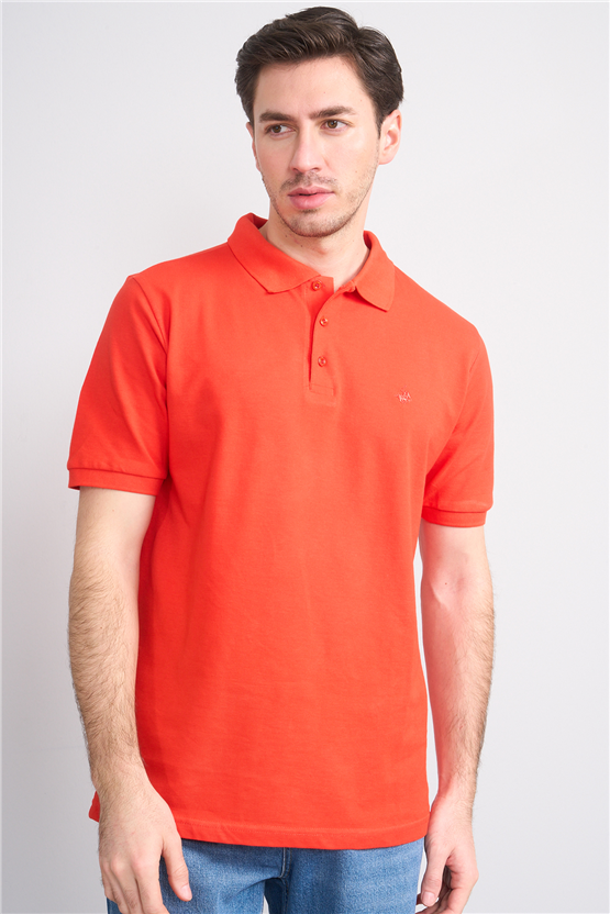 Çetinkaya Chester Polo 2742 Polo Yaka Regular Pike T-shirt Nar Çiçeği