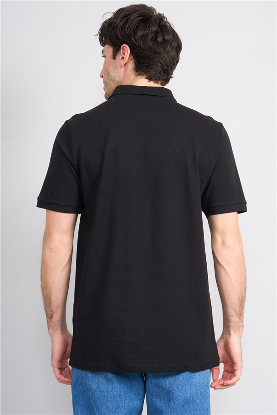 Çetinkaya Chester Polo 2742 Polo Yaka Regular Pike T-shirt Siyah