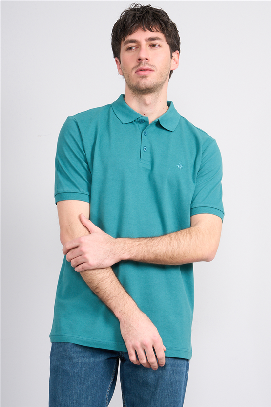 Çetinkaya Chester Polo 2742 Polo Yaka Regular Pike T-shirt Petrol