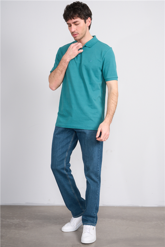 Çetinkaya Chester Polo 2742 Polo Yaka Regular Pike T-shirt Petrol