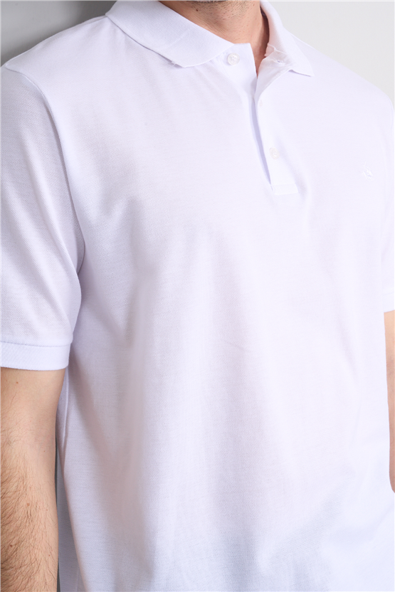 Çetinkaya Chester Polo 2742 Polo Yaka Regular Pike T-shirt Beyaz