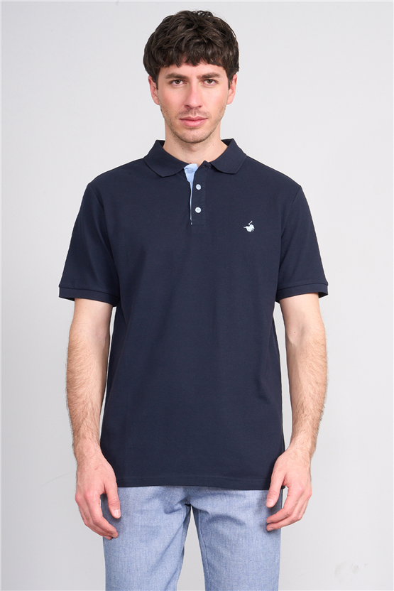 Çetinkaya Chester Polo 3047 Polo Yaka Regular Pike T-shirt Lacivert