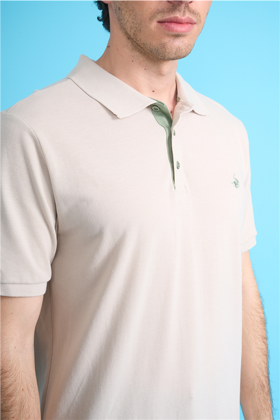 Çetinkaya Chester Polo 3047 Polo Yaka Regular Pike T-shirt Vizon