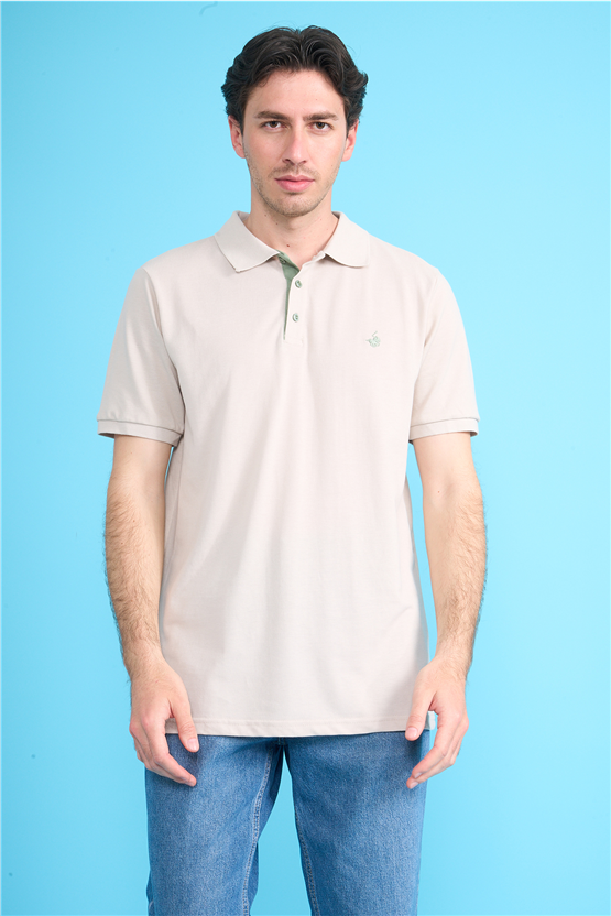 Çetinkaya Chester Polo 3047 Polo Yaka Regular Pike T-shirt Vizon
