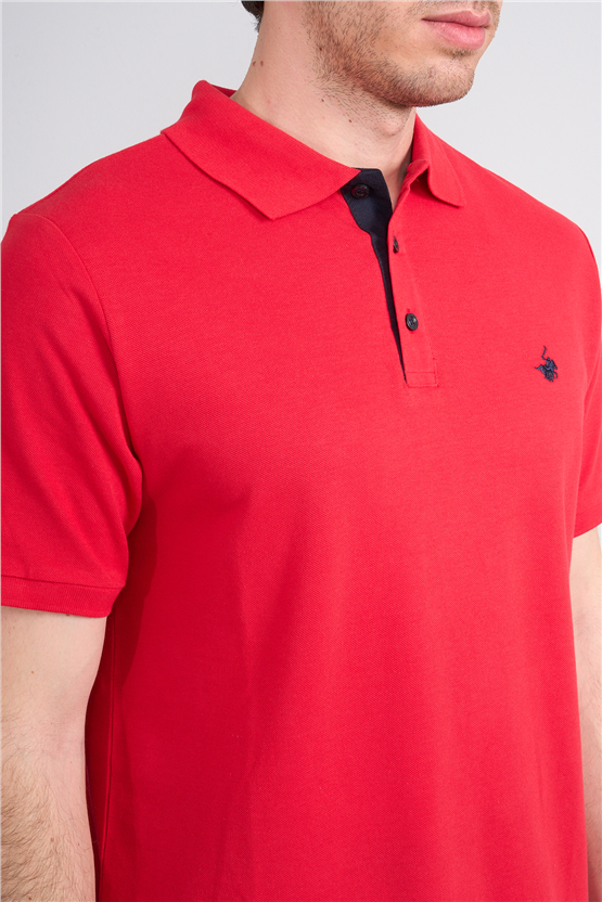 Çetinkaya Chester Polo 3047 Polo Yaka Regular Pike T-shirt Kırmızı