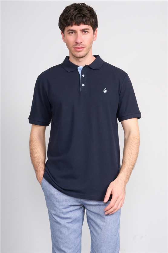 Çetinkaya Chester Polo 3047 Polo Yaka Regular Pike T-shirt Lacivert