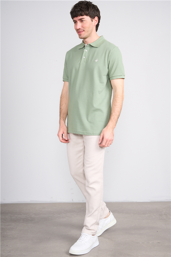 Çetinkaya Chester Polo 3047 Polo Yaka Regular Pike T-shirt Haki