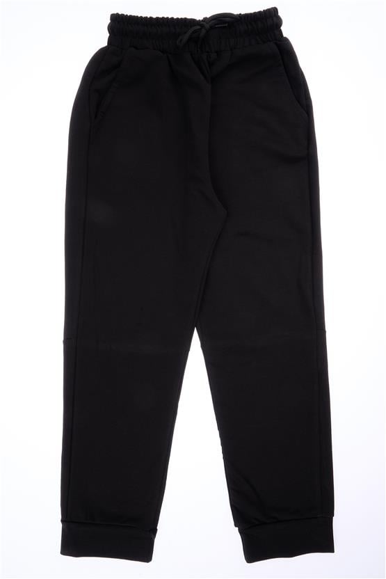 Çetinkaya Chester Polo 33484 Erkek Çocuk 2 İplik Eşofman Alt Siyah 4-12 Yaş