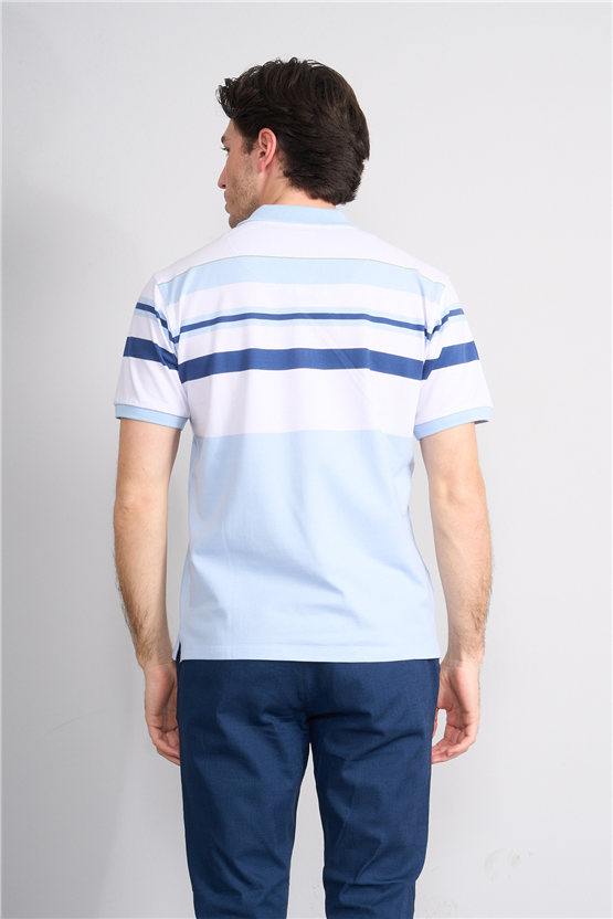 Çetinkaya Chester Polo 4737 Polo Yaka Regular Pike T-shirt Açık Mavi