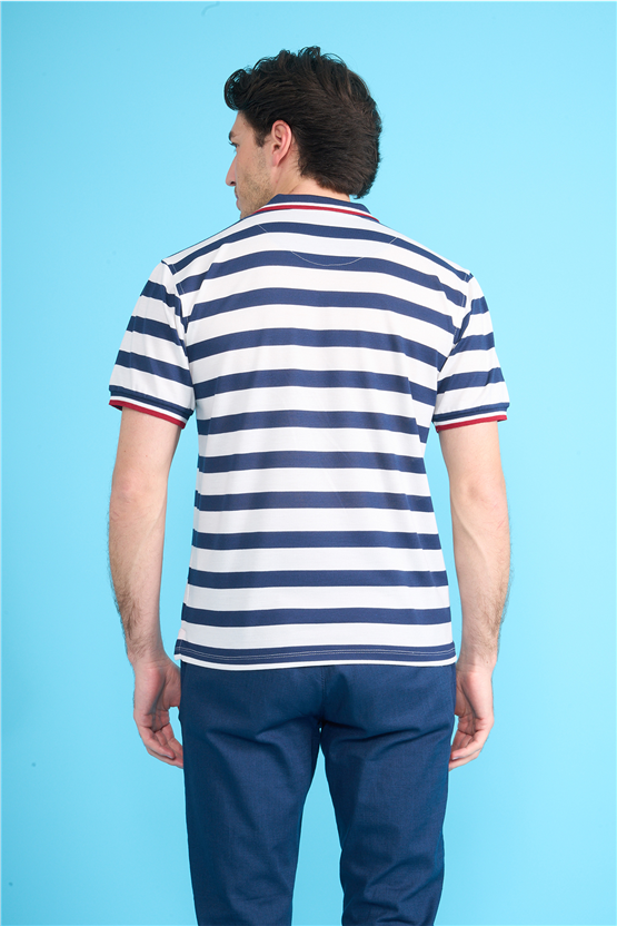 Çetinkaya Chester Polo 4738 Polo Yaka Regular Pike T-shirt Lacivert