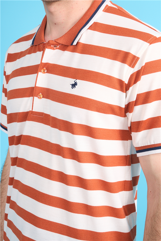 Çetinkaya Chester Polo 4738 Polo Yaka Regular Pike T-shirt Kiremit