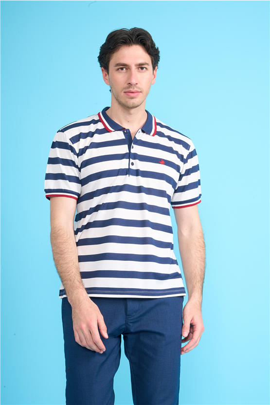 Çetinkaya Chester Polo 4738 Polo Yaka Regular Pike T-shirt Lacivert
