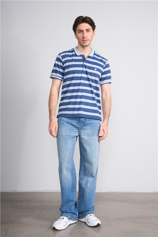 Çetinkaya Chester Polo 4738 Polo Yaka Regular Pike T-shirt Bebe Mavi