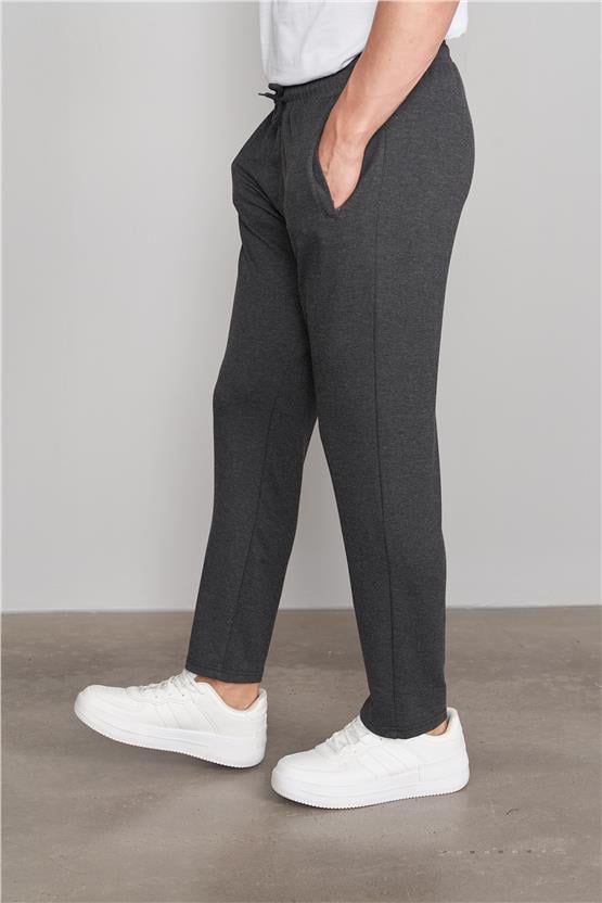 Çetinkaya Chester Polo 776 Erkek Fleto Cep Eşofman Alt Antrasitmelanj