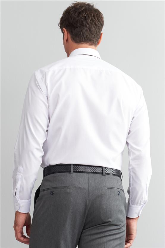 Çetinkaya Erkek T.Cotton Uzun Kol Beyaz Gömlek