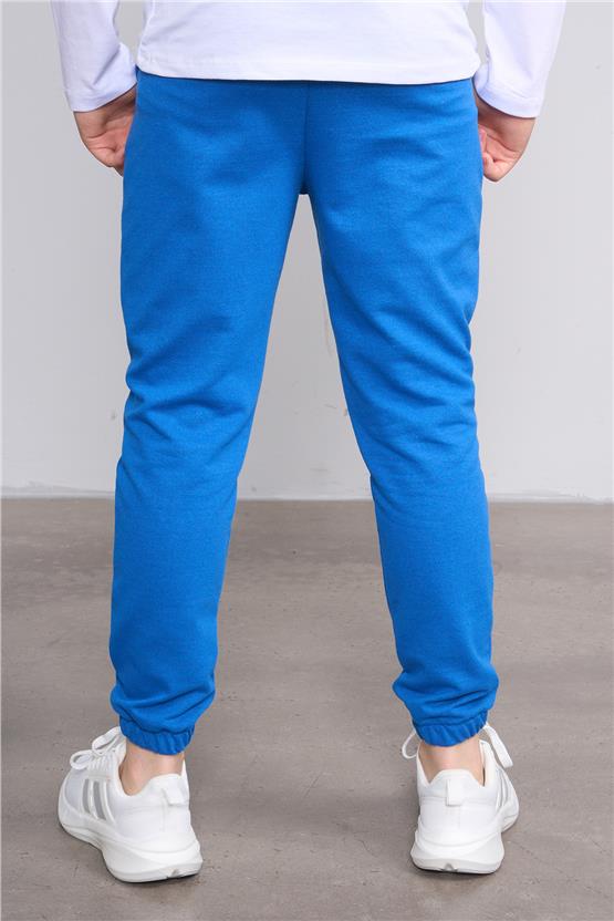 Çetinkaya FitClub 33411 Unisex 2 İplik Rejenere Eşofman Alt Saks 4-12 Yaş