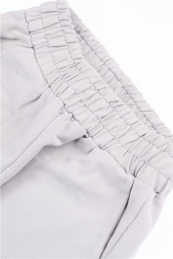 Çetinkaya Fitclub 33604 Erkek Çocuk 2 İplik Cepli Eşofman Alt Vizon 4-12 Yaş