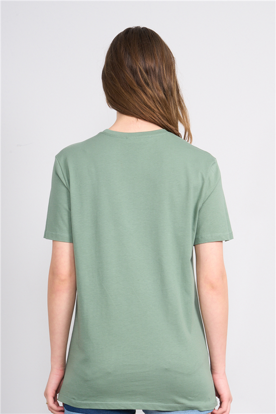 C.K Y26 3264 Fithit Byn B.Yk 30/1 Penye Basic Regular T-shirt Haki