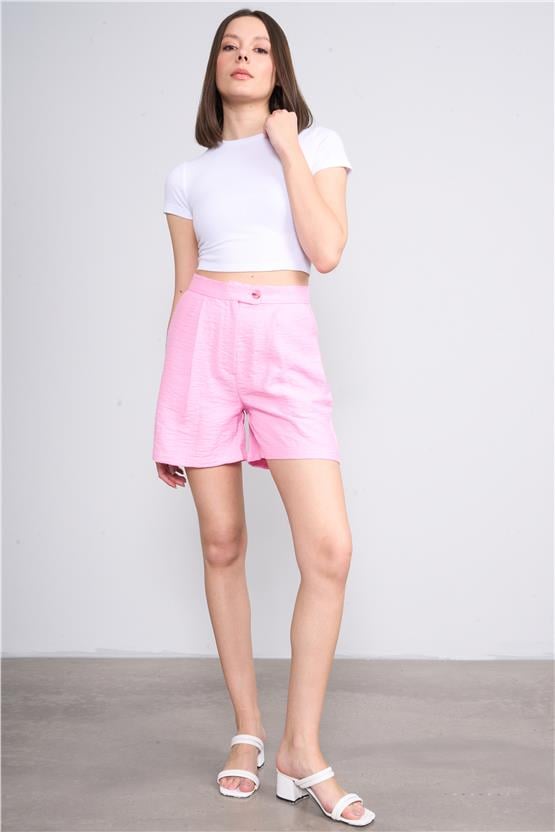 Çetinkaya Fithit 7387 Kadın Kısa Rossi Şort Pembe