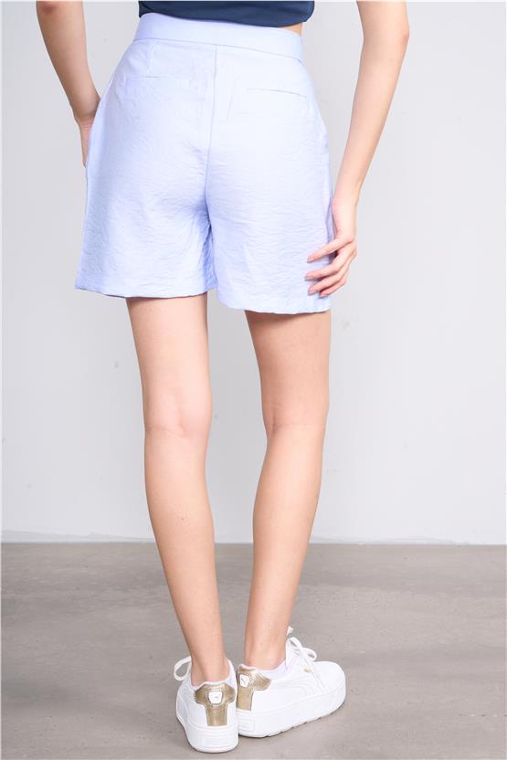 Çetinkaya Fithit 7387 Kadın Kısa Rossi Şort Açık Mavi