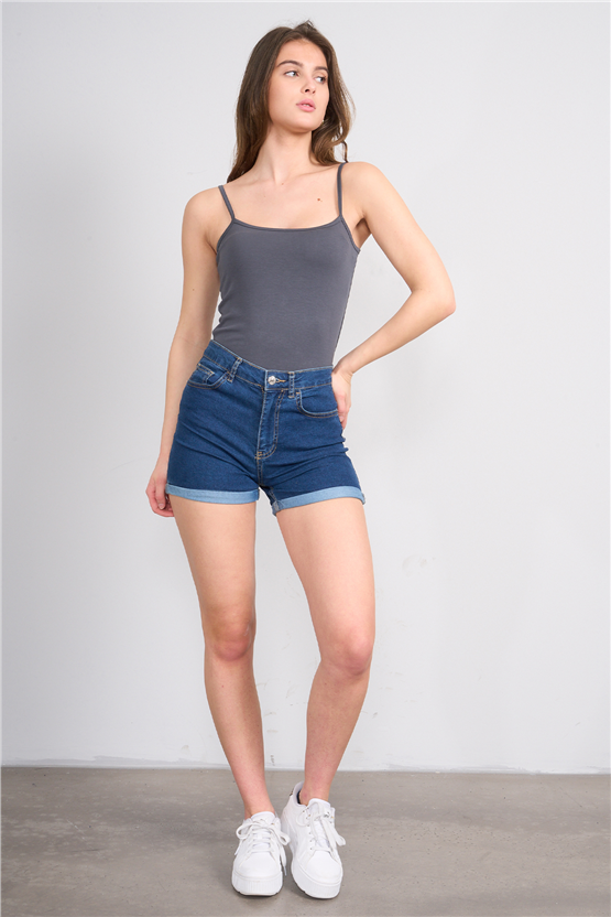 C.K Y26 8516 Fithit Byn Askılı Penye Atlet K.Gri