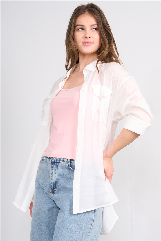 C.K Y26 8516 Fithit Byn Askılı Penye Atlet Pudra