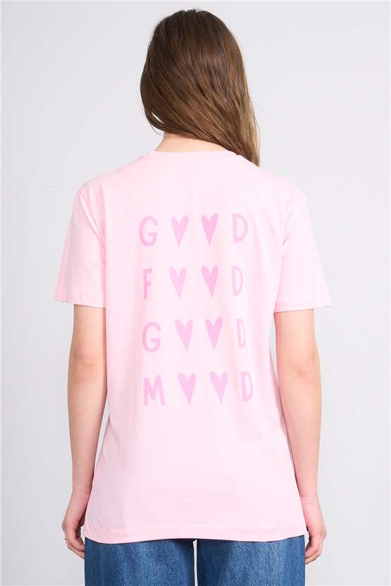 C.K Y26 8785 Fithit Byn B.Yk Regular Baskılı T-shirt A.Pembe