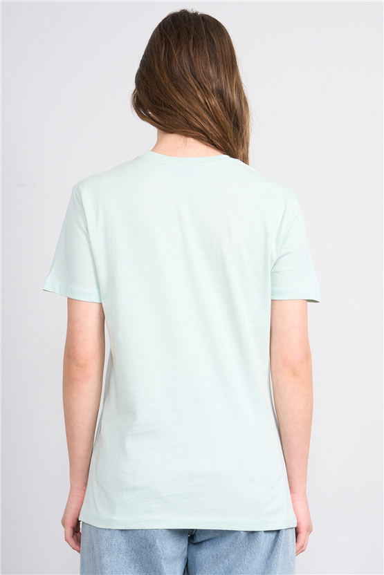 C.K Y26 8884 Fithit Byn B.Yk Regular Baskılı T-shirt Cagla