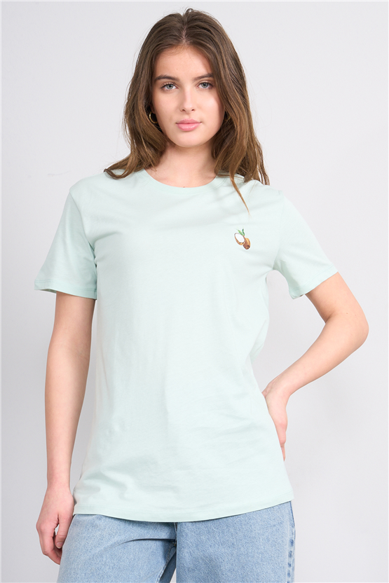 C.K Y26 8884 Fithit Byn B.Yk Regular Baskılı T-shirt Cagla