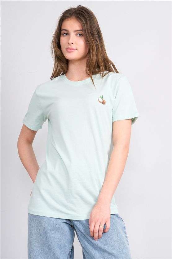 C.K Y26 8884 Fithit Byn B.Yk Regular Baskılı T-shirt Cagla